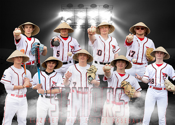 5 x7 - Seniors rice hats